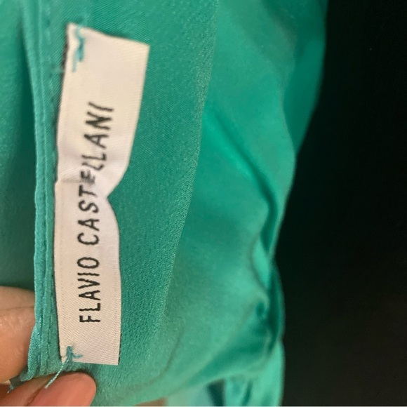 Flavio Castellani made in Italy 🇮🇹 silk dress size 42 - Picture 5 of 7